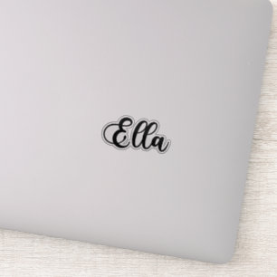 Sticker Ella Name - Calligraphie manuscrite