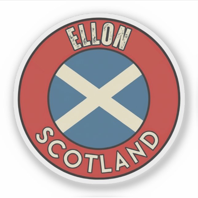 Sticker Ellon, Écosse (Devant)