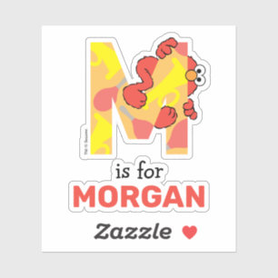Sticker Elmo Alphabet   M Musique