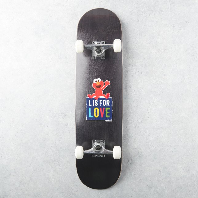 Sticker Elmo | L est pour l'amour (Skateboard)