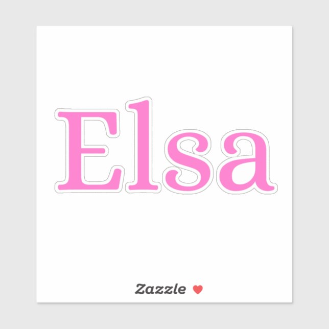 Sticker Elsa (Feuille)