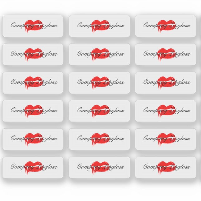 Sticker Emballage de gloss pour les lèvres de Halloween Lo (Devant)
