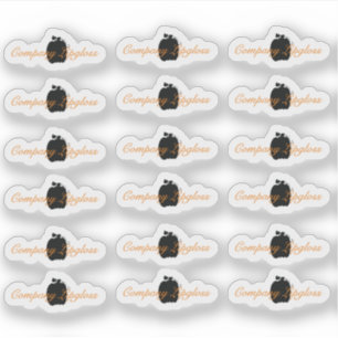 Sticker Emballage de gloss pour les lèvres de Halloween Lo