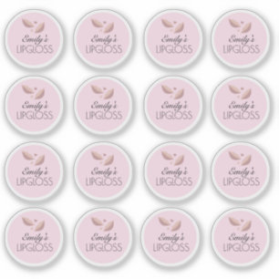 Sticker Emballage Lip Gloss Votre Propre Logo Photo