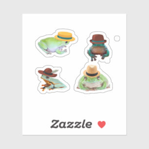 Sticker Emballez les Grenouilles et les Crapauds dans des