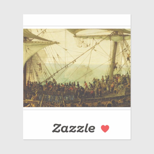 Sticker Embarquement de l'électeur Palatine (Feuille)