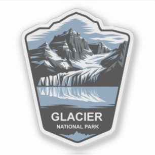 Sticker Emblem du parc national des Glaciers