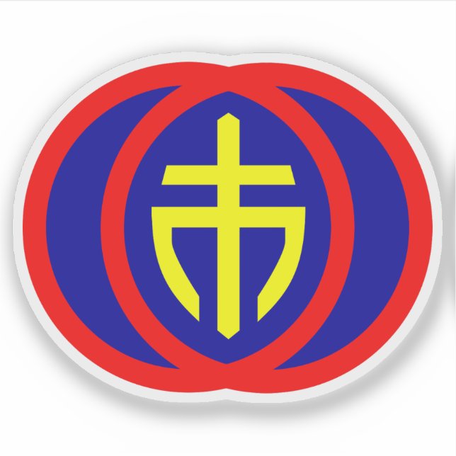 Sticker Emblem of Kunming, PR of China (1922–1949) (Devant)