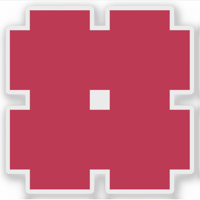 Sticker Emblème de la ville de Gifu, Gifu, Japon (Devant)