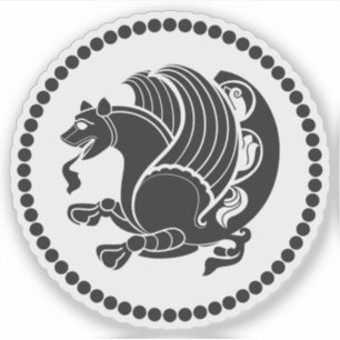 Sticker Emblème de l'Empire sassanide (Simurgh), Iran