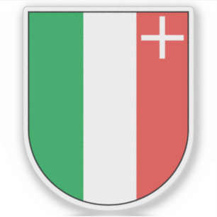 Sticker emblème du canton de Neuchâtel (Neuchâtel), Suisse