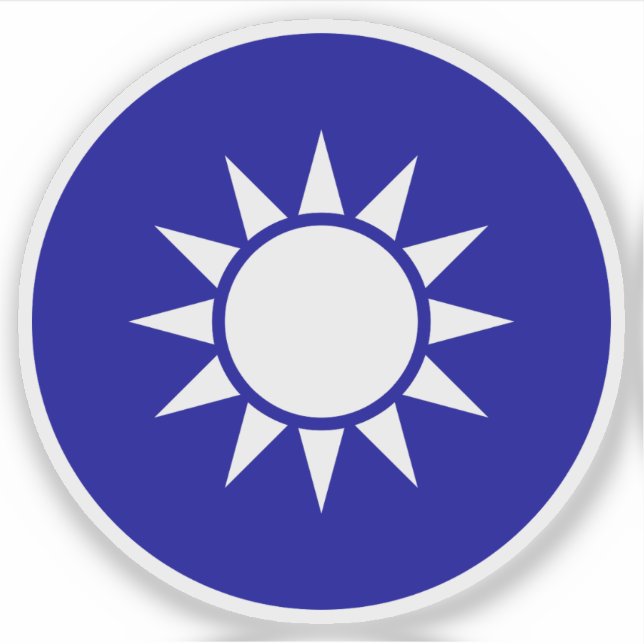 Sticker Emblème national de la République de Chine (Taiwan (Devant)