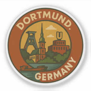 Sticker Emblème urbain allemand de Dortmund