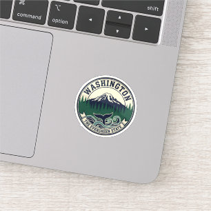 Sticker Emblème vintage de l'État de Washington