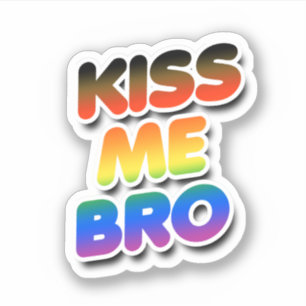 Sticker Embrasse-Moi Frère