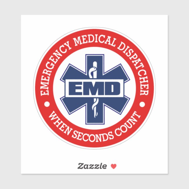 Sticker EMD (Dispatcher Médicale d'urgence) (Feuille)