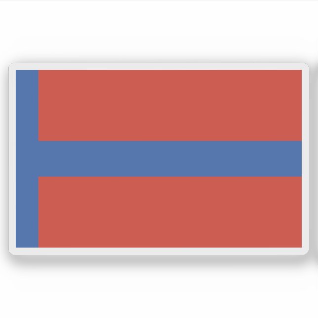 Sticker Émirat d'Abdelkader ou drapeau de Mascar, Algérie (Devant)