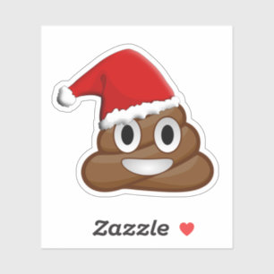 Sticker Émoji de la pop de Noël Cute Funny