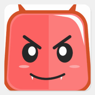 Sticker Emoji Devil Red Angry Face