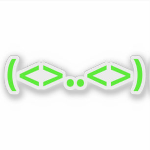 Sticker Emoticon japonais ALIEN