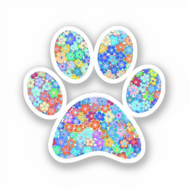 Sticker Empreinte de patte (Recto)