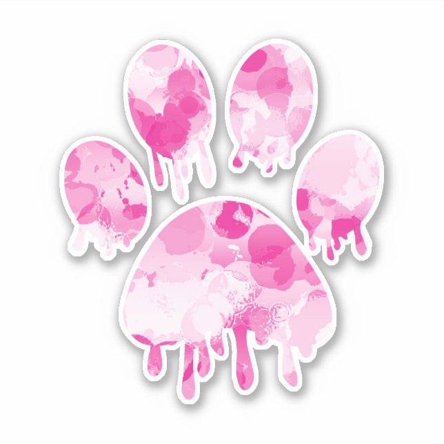 Sticker Empreinte de patte (Devant)