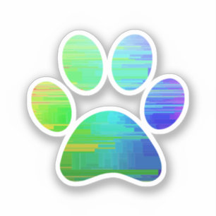 Sticker Empreinte de patte