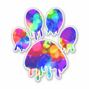 Sticker Empreinte de patte