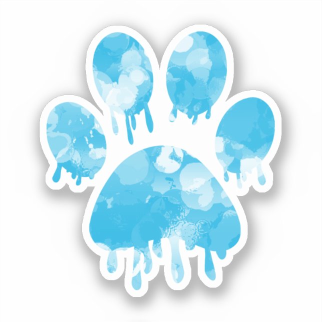 Sticker Empreinte de patte (Recto)