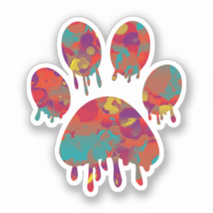 Sticker Empreinte de patte