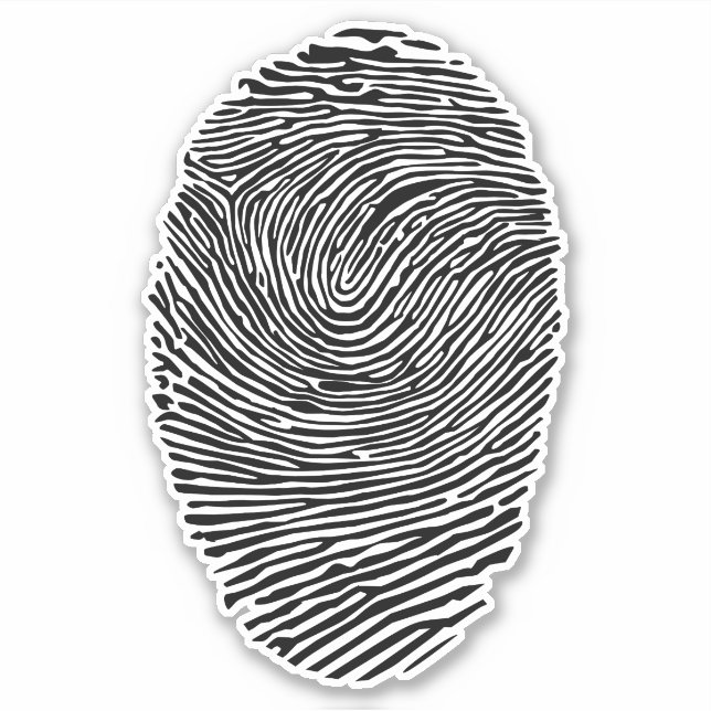 Sticker Empreinte du pouce (Devant)