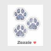 Stickers EMPREINTES DE CHIEN X8