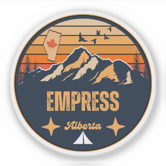 Sticker Empress, Alberta (Devant)