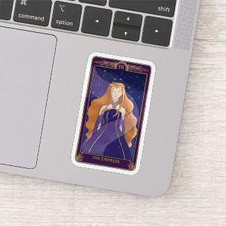 Sticker Empress Tarot Card