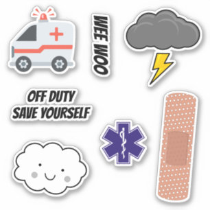 Sticker EMS Humour Pack, Parole