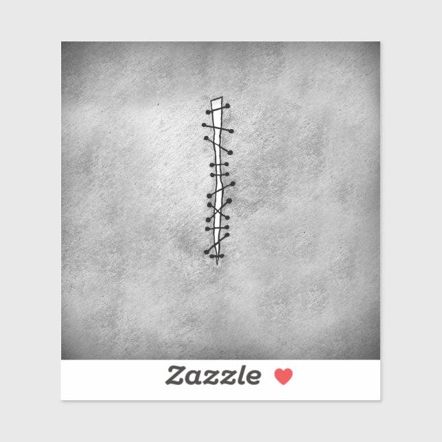 Sticker en aluminium ET TU' (Feuille)