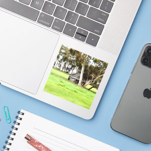 Sticker en bois ancien