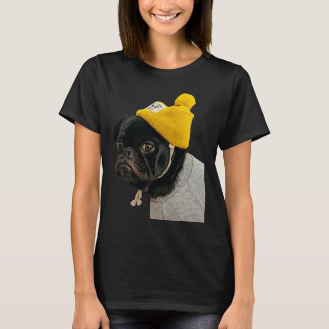 Sticker en CARLIN noir classique T-shirt 136 (Devant)