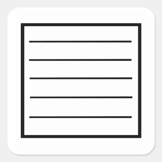 Sticker en Carnet noir standard (Devant)