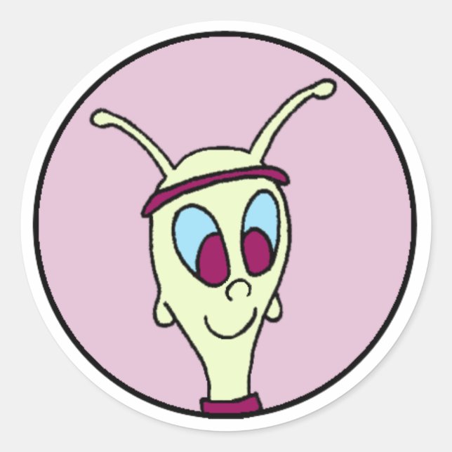 Sticker en cercle Aileen Mini (Devant)