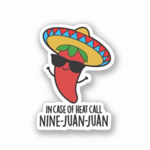Sticker En Coque De Chaleur Appelez Neuf Juan Mexicain Pun