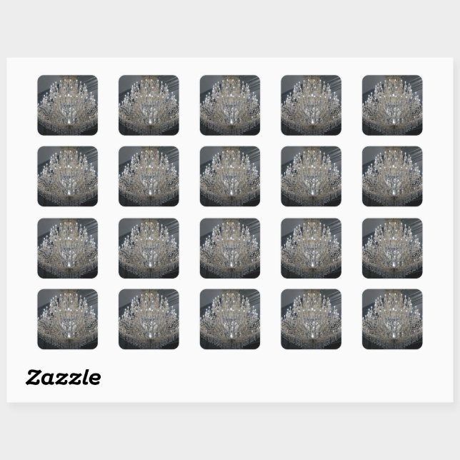 Sticker en cristal vintage (Feuille)