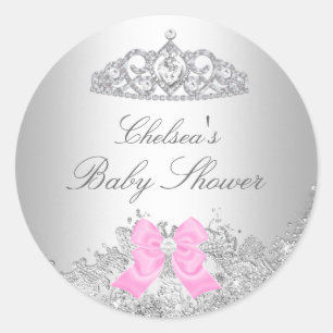 Sticker en diamant et Baby shower Tiara