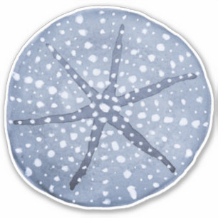Sticker en Dollar de Sable Bleu ou Étiquette