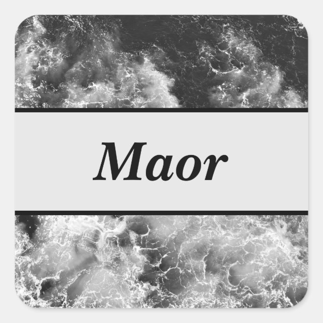 Sticker en marbre écrasant (Devant)