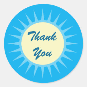 Sticker en Merci de plage tropical