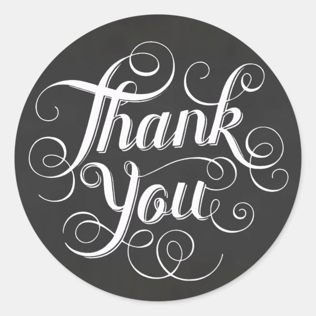 Sticker en Merci de tableau noir (Devant)