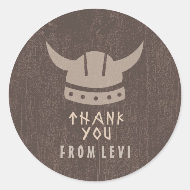 Sticker en Merci Viking & Dragon (Devant)