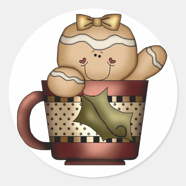 Sticker en pain d'épice de Noël - SRF (Devant)