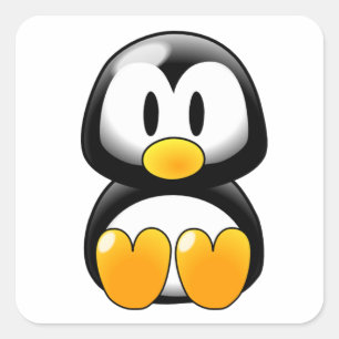 Sticker en pingouin pour bébé mignon